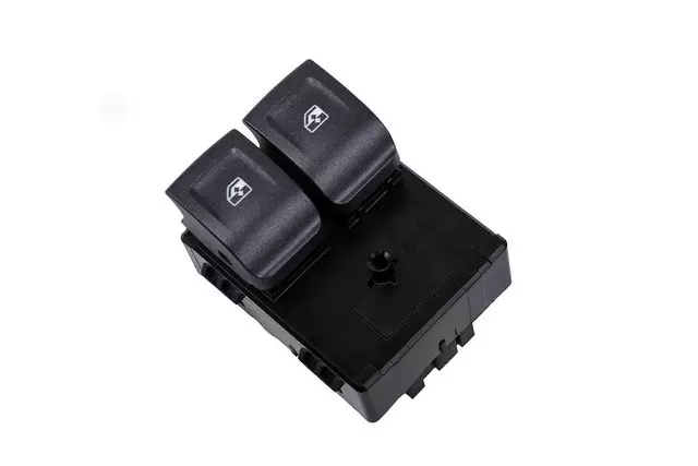 Black Carbon Metallic Front Door Window Control Switch - GM (23427095)