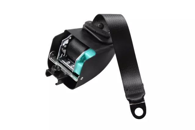 Ebony 3rd Row Passenger Side Seat Belt with Retractor - GM (89023192)