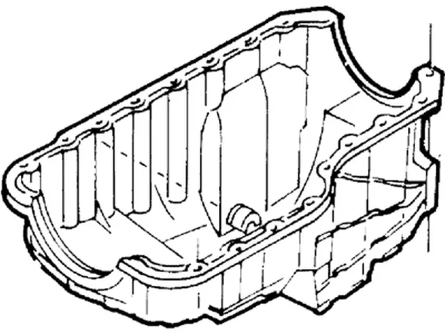 YL5Z6675AA - : 1995-2001 Ford Oil Pan for Ford: Aerostar, Ranger Image