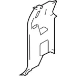 9L3Z15278D12FA - Body: Corner Trim for Ford: F-150 Image