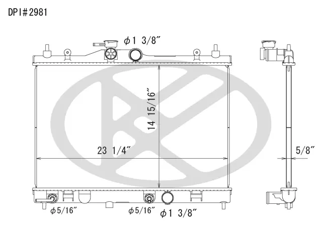 A2981 - Cooling Systems: Koyorad Radiator for Koyo Image