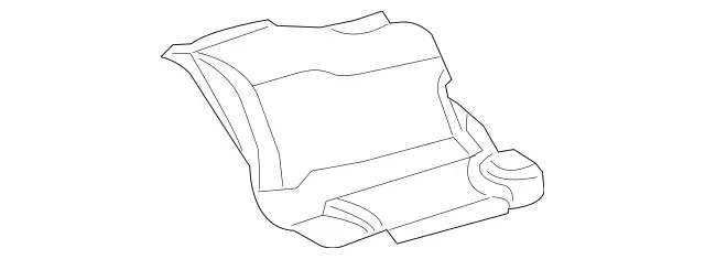 2116820071 - Exhaust: Heat Shield for Mercedes-Benz Image