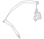 23186016853D53 - : Seat Belt Assembly for Mercedes-Benz Image