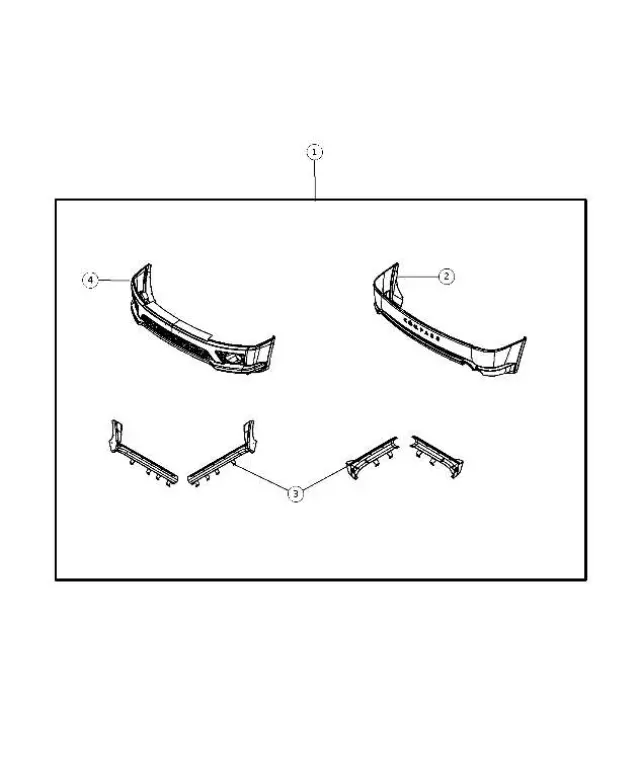 68034798AA - Mopar Accessories - Component Parts: Body Side Sill for Mopar Image