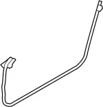 80830JJ50A - Body: Lower Weather-strip for INFINITI: G37, Q60 Image