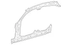 2546206001 - Front-End Assembly, Front Panel: Longitudinal Member for Mercedes-Benz: GLC300, GLC350e, GLC43 AMG, GLC63 AMG S E Performance Image