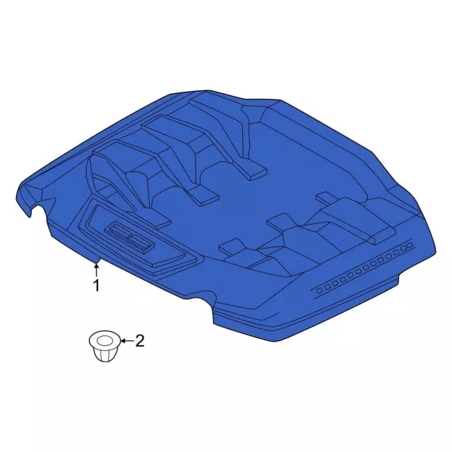 PR3Z6A949B - Engine: Engine Cover for Ford: Mustang Image