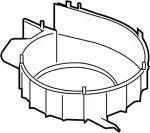 27236EH100 - HVAC: Blower Cover for INFINITI: EX35, EX37, FX35, FX37, FX50, G25, G35, G37, M35, M45, Q40, Q60, QX50, QX70 Image