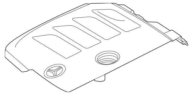 2640102003 - : Engine Cover for Mercedes-Benz: E350, GLC300, GLE350 Image