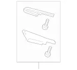 217770140064 - : Repair Kit, Rear Window for Mercedes-Benz Image