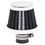43510 - : Conical Valve Cover Breather with 9mm Inlet in Black Element for Edelbrock Image