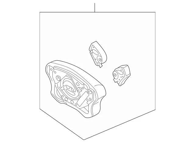 23086001027379 - Electrical: Driver Air Bag for Mercedes-Benz Image