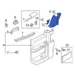 FL3Z1825505AH - Body: Window Molding for Ford Image