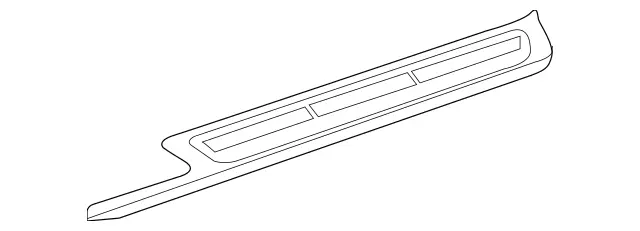 1726802400 - Interior Equipment: Cover Rail for Mercedes-Benz Image