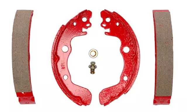 18030028 - Unclassified: Bonded Rear Drum Brake Shoe Set for GM Image