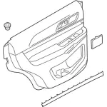 FB5Z7827407HA - Body: Door Trim Panel for Ford: Police Interceptor Utility Image image