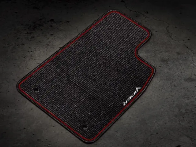 82214080 - : Black With Black Inner, Gray Stitching, Viper Logo for Mopar Image