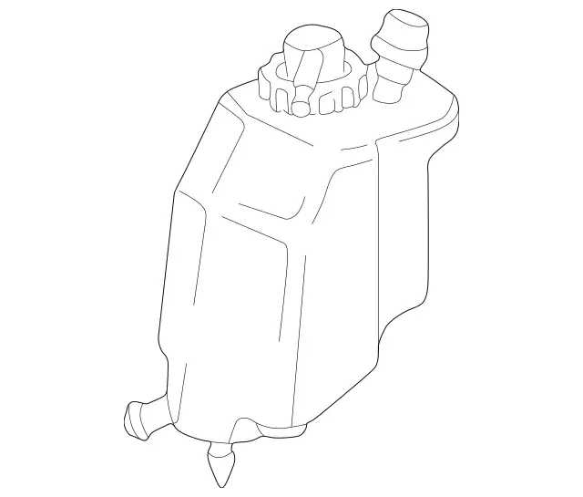 2103200114 - Springs, Suspension and Hydraulics: Oil Reservoir for Mercedes-Benz Image