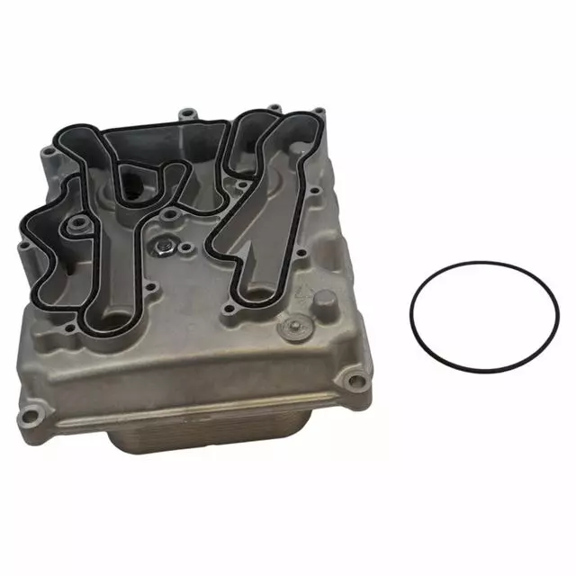 8C3Z6A642B - : Oil Cooler Assembly for Ford: F-250 Super Duty, F-350 Super Duty, F-450 Super Duty Image