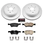 CRK5883 - : Genuine Geomet Coated Rotor and Low-Dust Ceramic Brake Pad Kit for PowerStop Image