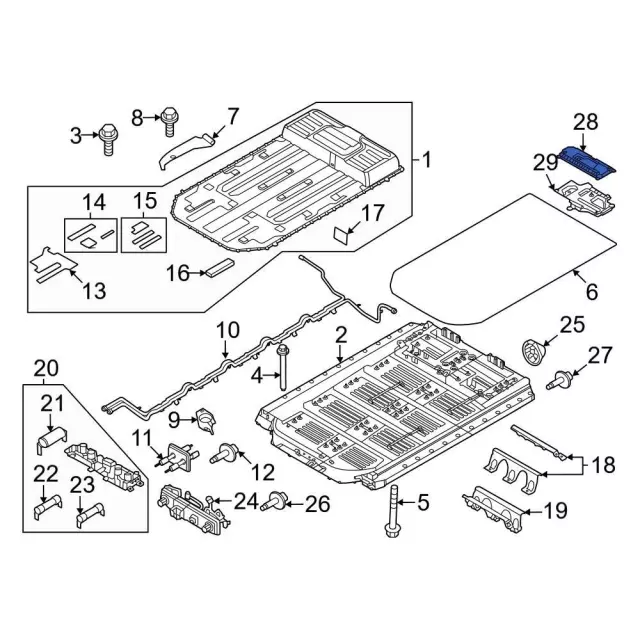 LJ9Z10B687D - Electrical: Control Module for Ford: E-Transit, Mustang Mach-E Image