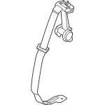 FL3Z16611B64GH - Electrical: Center Seat Belt for Ford: F-150, F-250 Super Duty, F-350 Super Duty, F-450 Super Duty Image