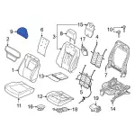 ML3Z18610A62JA - Body: Headrest Cover for Ford: F-150 Image