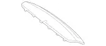 21869404009051 - Body: Vent Cover for Mercedes-Benz Image