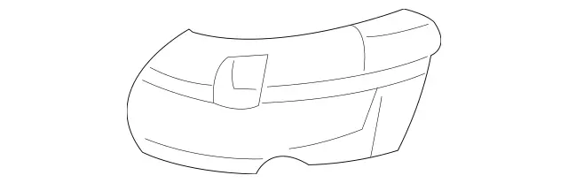 22091813301A26 - Body: Corner Cover for Mercedes-Benz Image