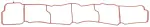 MS20571 - : Engine Intake Manifold Gasket for Mahle Image
