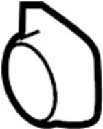 80874AX000 - Body: Door Shell Grommet for INFINITI: EX35, EX37, FX35, FX37, FX50, G37, JX35, M35h, M37, M56, Q60, Q70, Q70L, QX50, QX55, QX60, QX70, QX80 Image