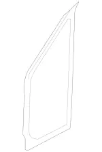 9106710300 - : Vent Weather-Strip for Mercedes-Benz Image