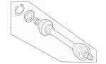 1723509301 - : Rear Axle Shaft for Mercedes-Benz Image