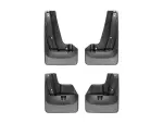 110072120072 - : Black MudFlap No-Drill DigitalFit® MudFlap Kit for WeatherTech Image