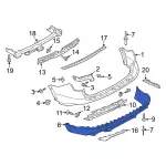 LB5Z17K835GB - Body: Lower Cover for Ford: Explorer Image