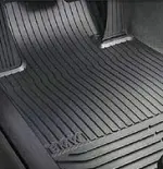 51475B70A00 - Interior: All Weather Rubber Floor Mats - Front - Black for BMW: 528i, 535d, 535i, 550i, M5 Image