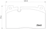 355020241 - : Disc Brake Pad Set for Hella Pagid Image