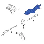 7L2Z3C529B - Steering: Steering Column for Ford: Explorer, Explorer Sport Trac | Mercury: Mountaineer Image