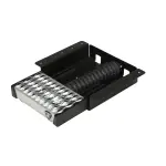 501030 - : WTS; 12" Retractable Step (Undermount,Ext Flat Surf); XP3 Blk /Glvznd for Carr Image