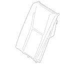 2219204316 - Rear Seat Bench: Padding for Mercedes-Benz Image