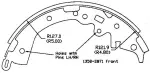 13070465 - : Drum Brake Shoe for OmniParts Image