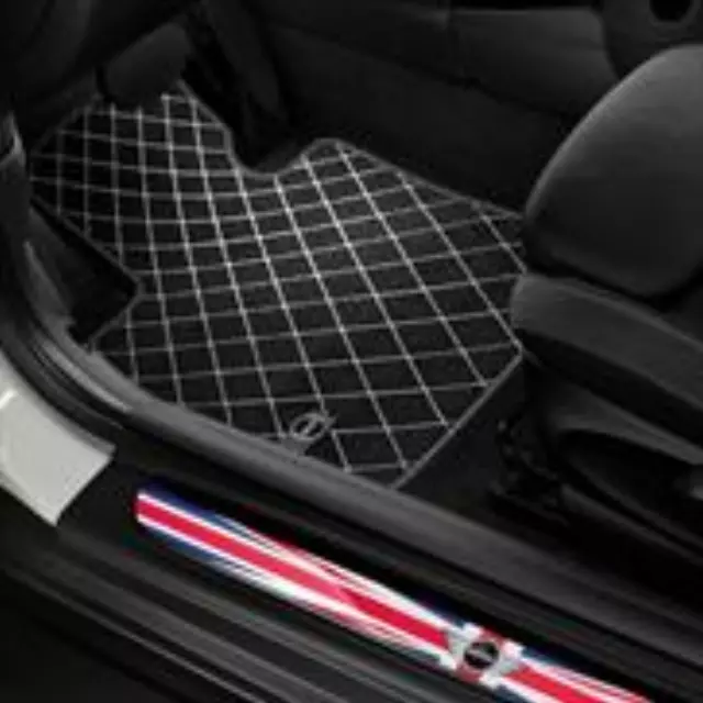 51472408524 - : Carpeted Floor Mats - Essential Black - Front for Mini Image