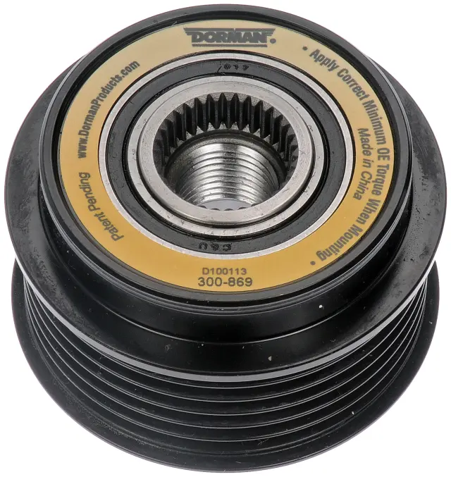 300869 - Electrical, Charging and Starting: Alternator Clutch Pulley for Dorman Image
