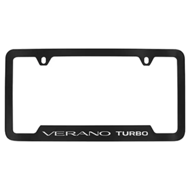 19302642 - : License Plate Frame, Black for GM Image