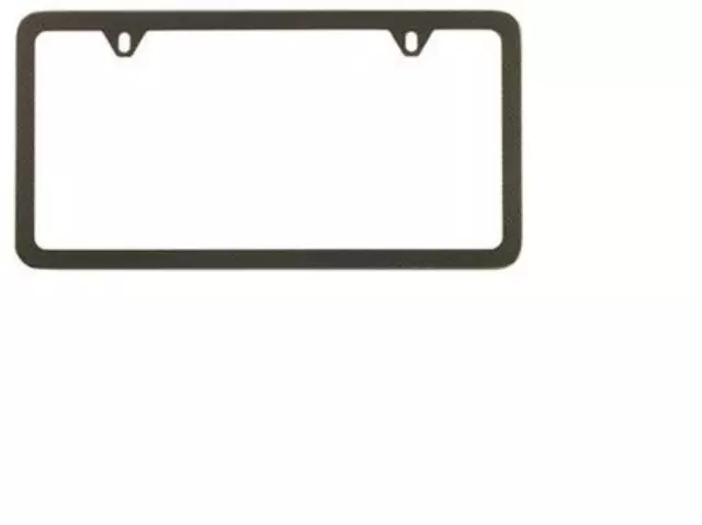 SOA342L142 - Exterior: License Plate Frame - Carbon Fiber - Slim for Subaru: Ascent, BRZ, Crosstrek, Forester, Impreza, Legacy, Outback, Tribeca, WRX Image