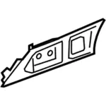 EJ7Z14528AD - Body: Bezel for Lincoln: MKC Image