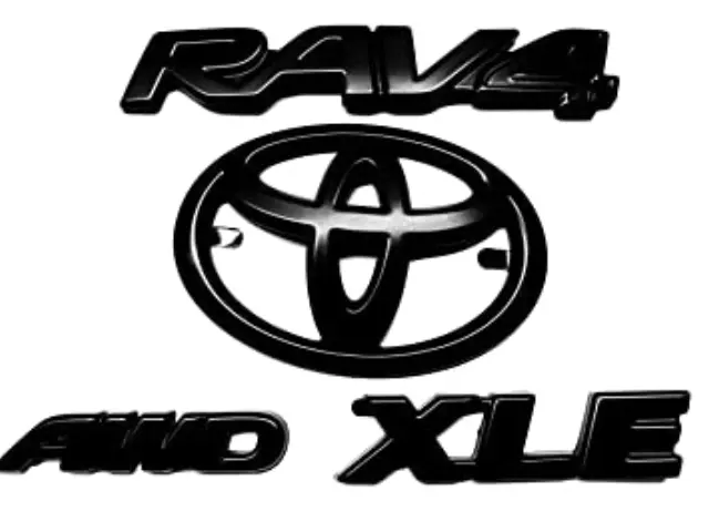 Blackout Emblem Overlay Set | 2021-2022 Rav4 Prime - Toyota (PT948-42210-02)
