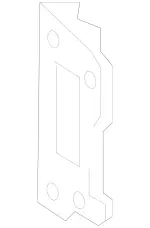 2516201931 - Cowl, Front Panel: Console for Mercedes-Benz Image