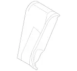 2119201216 - Rear Seat Bench: Padding for Mercedes-Benz Image