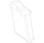 830100464 - HVAC: Heater Core for Mercedes-Benz Image